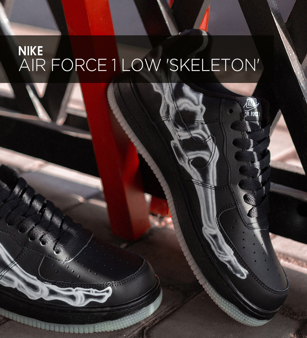 Кроссовки Nike Air Force 1 Low «Skeleton»