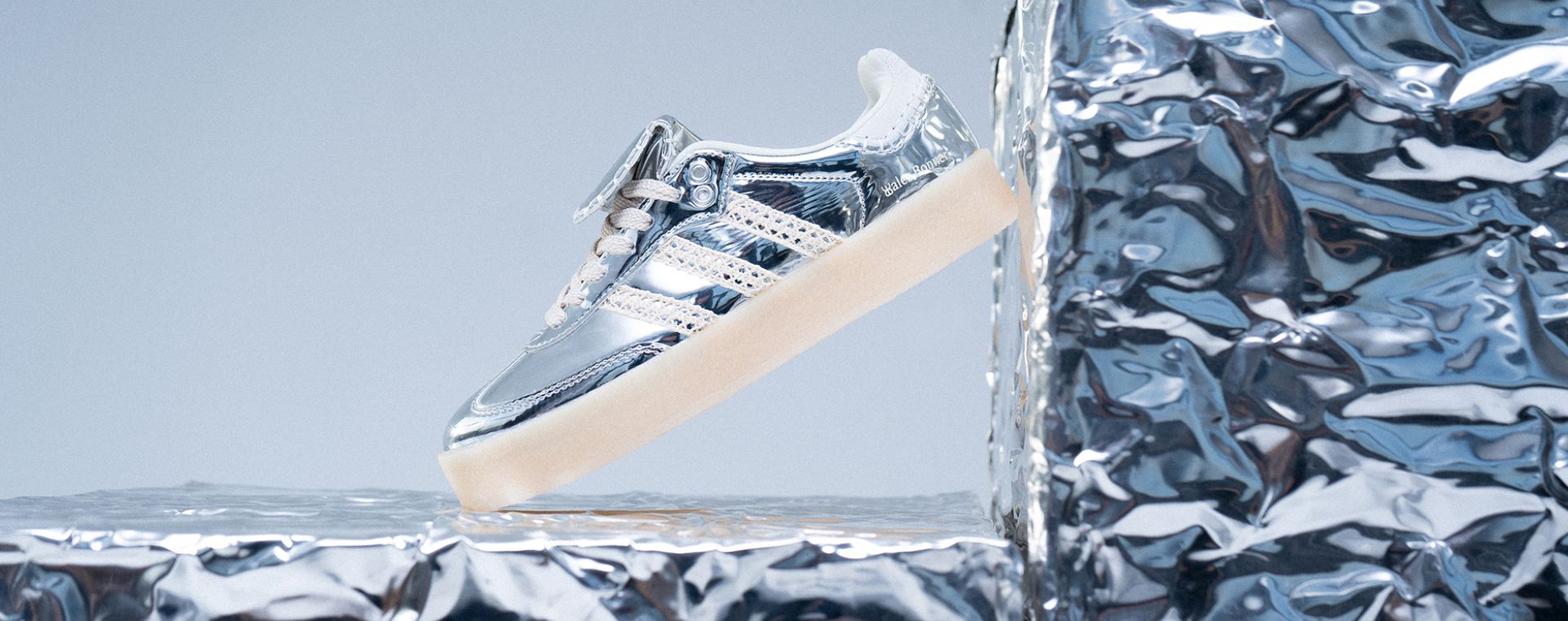 WALES BONNER X ADIDAS SAMBA 'SILVER METALLIC'