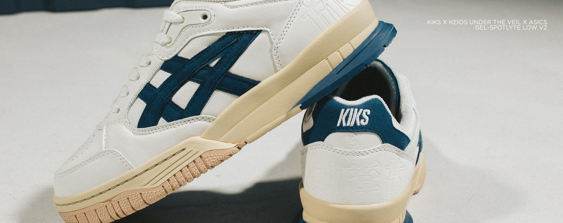KIKS X KEIOS UNDER THE VEIL X ASICS GEL-SPOTLYTE LOW V2