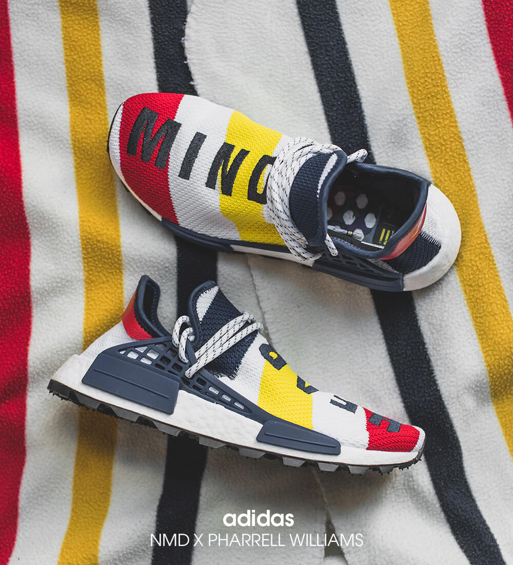 Кроссовки BBC x Pharrell Williams x Adidas NMD Hu