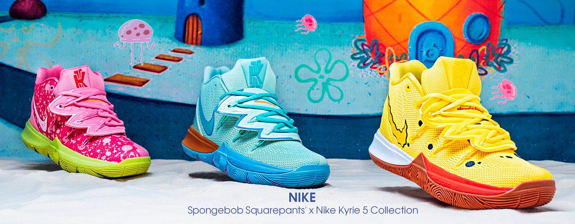 Кроссовки SpongeBob x Kyrie Collection